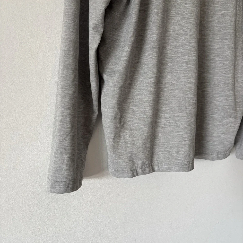 Kansas City Chiefs Antigua‎ 1/4 Zip Pullover Shirt Gray Men's M Gym Athleisure